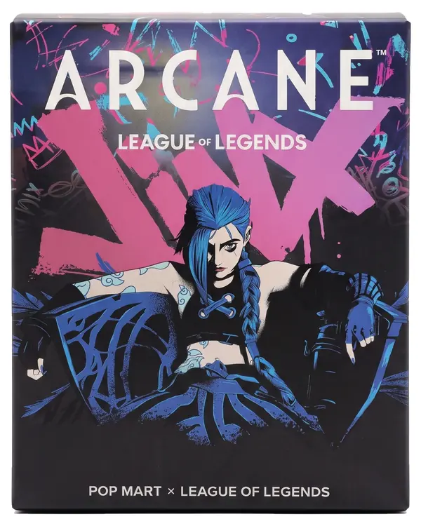 Caja sellada Pop Mart Arcane League of Legends, frente