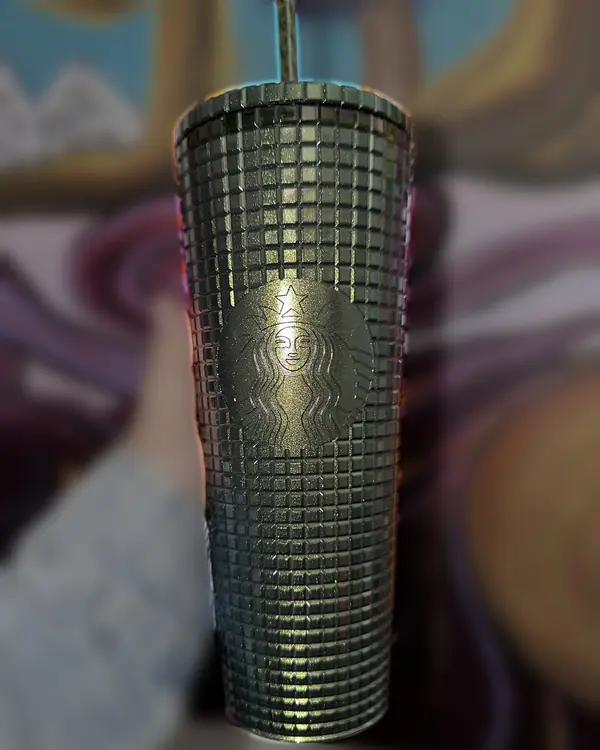 Vaso Starbucks original Verde oscuro, grid