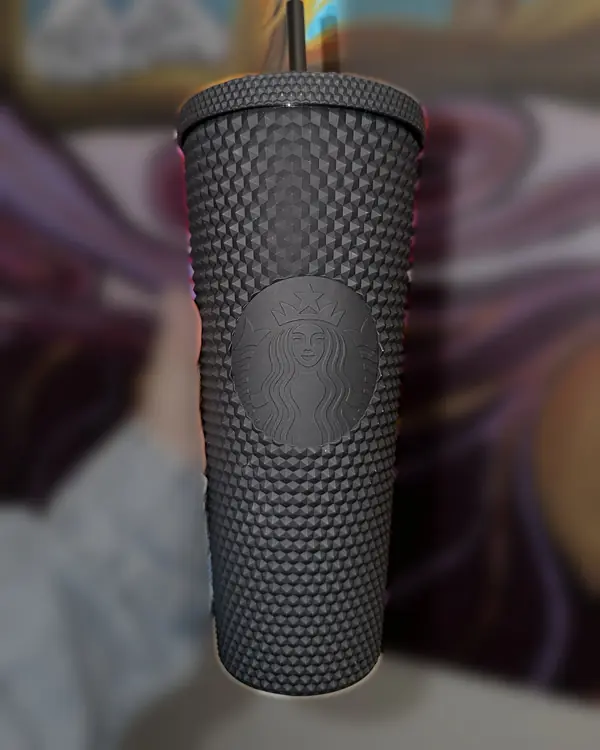 Vaso Starbucks original Negro mate, studded